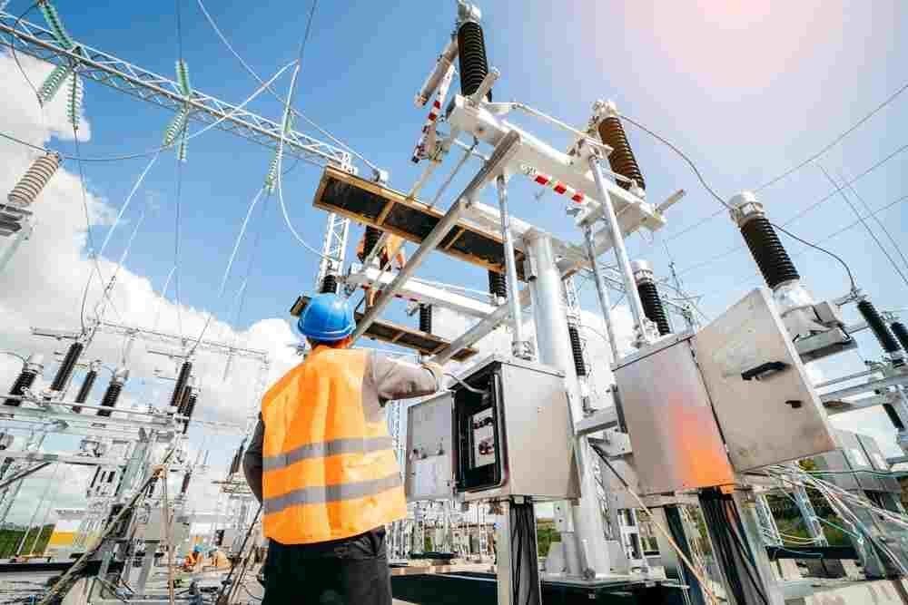 High Voltage Electrical Substation